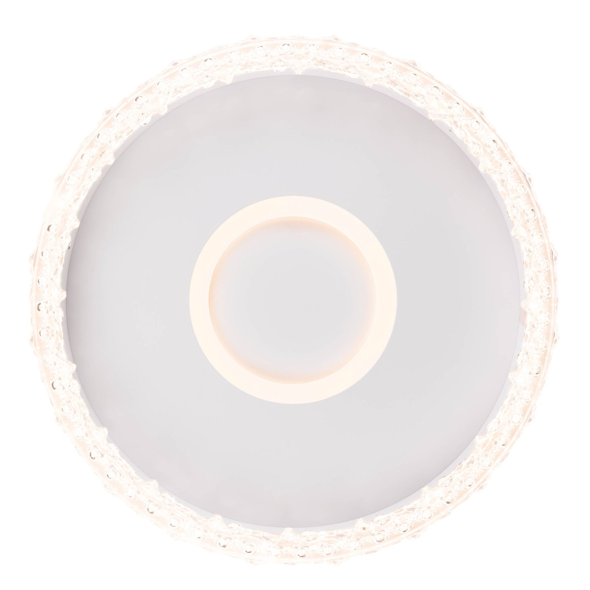 LED-CCT Deckenleuchte  GLACIRA  : 40cm weiß - IP20, LED-Modul, Weiss