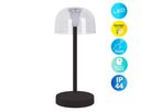 Akku- Tischleuchte GOMBA schwarz 2er Set - LED-Modul, 1W, IP54