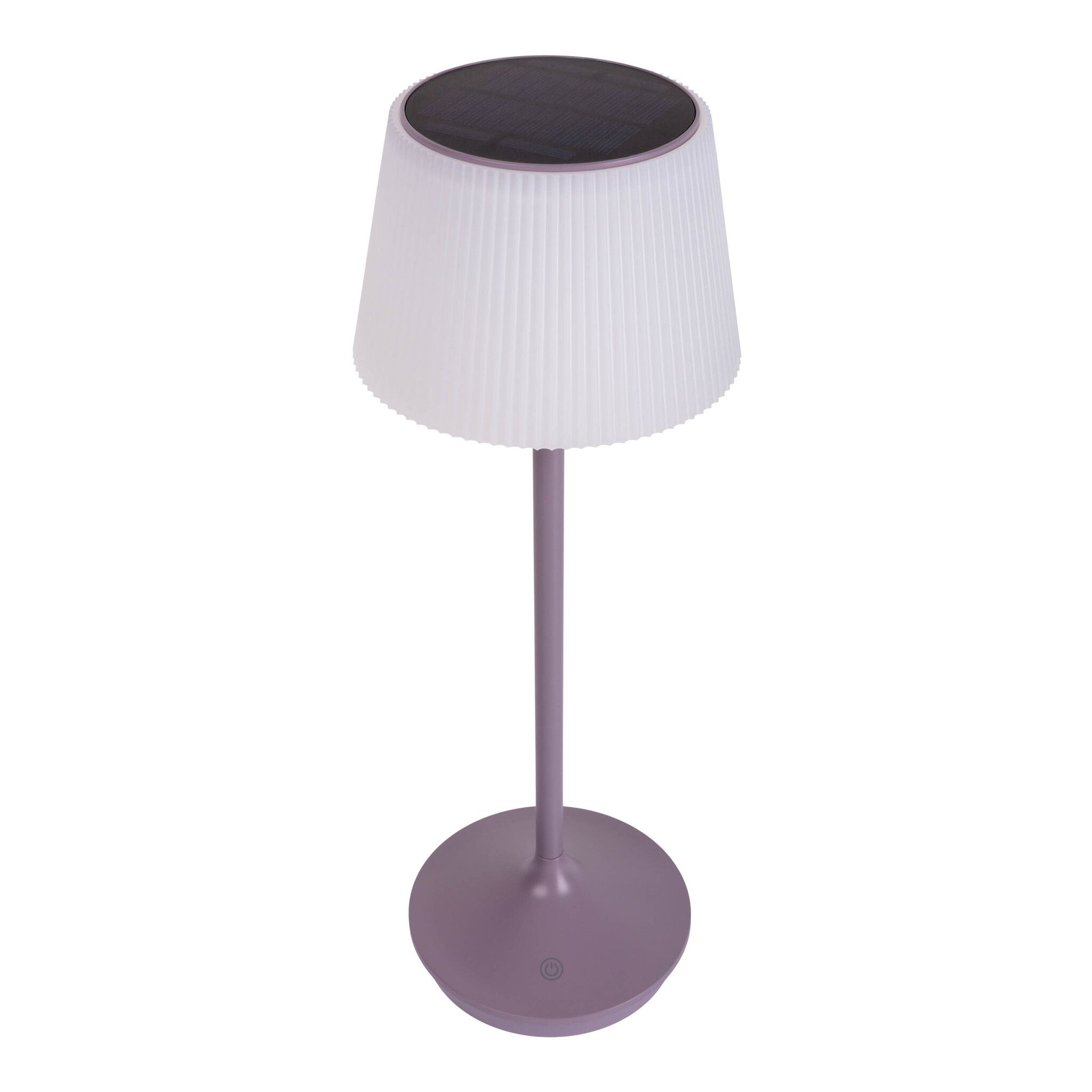 Solar- Akkutischleuchte EMMI brombeer inkl. CCT  Touch H: 38 cm - LED-Modul, 3W, IP44