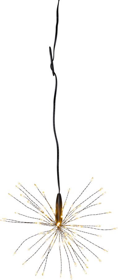 Hängende Deco Firework - IP20, Warmweiss, Schwarz