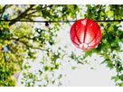 LED Japanballon-10er-Solar-Lichterkette bunt - IP44, warmweiss, 0.06W