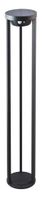Solarleuchte MARKAB - 3.7V DC, 5.88W, 600lm, 3000K, CRI 80, 110°, schwarz, D=160mm, H=800mm