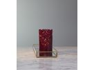 LED Pillar Kerze Clary - Indoor, Rot, 15cm Höhe, Timerfunktion