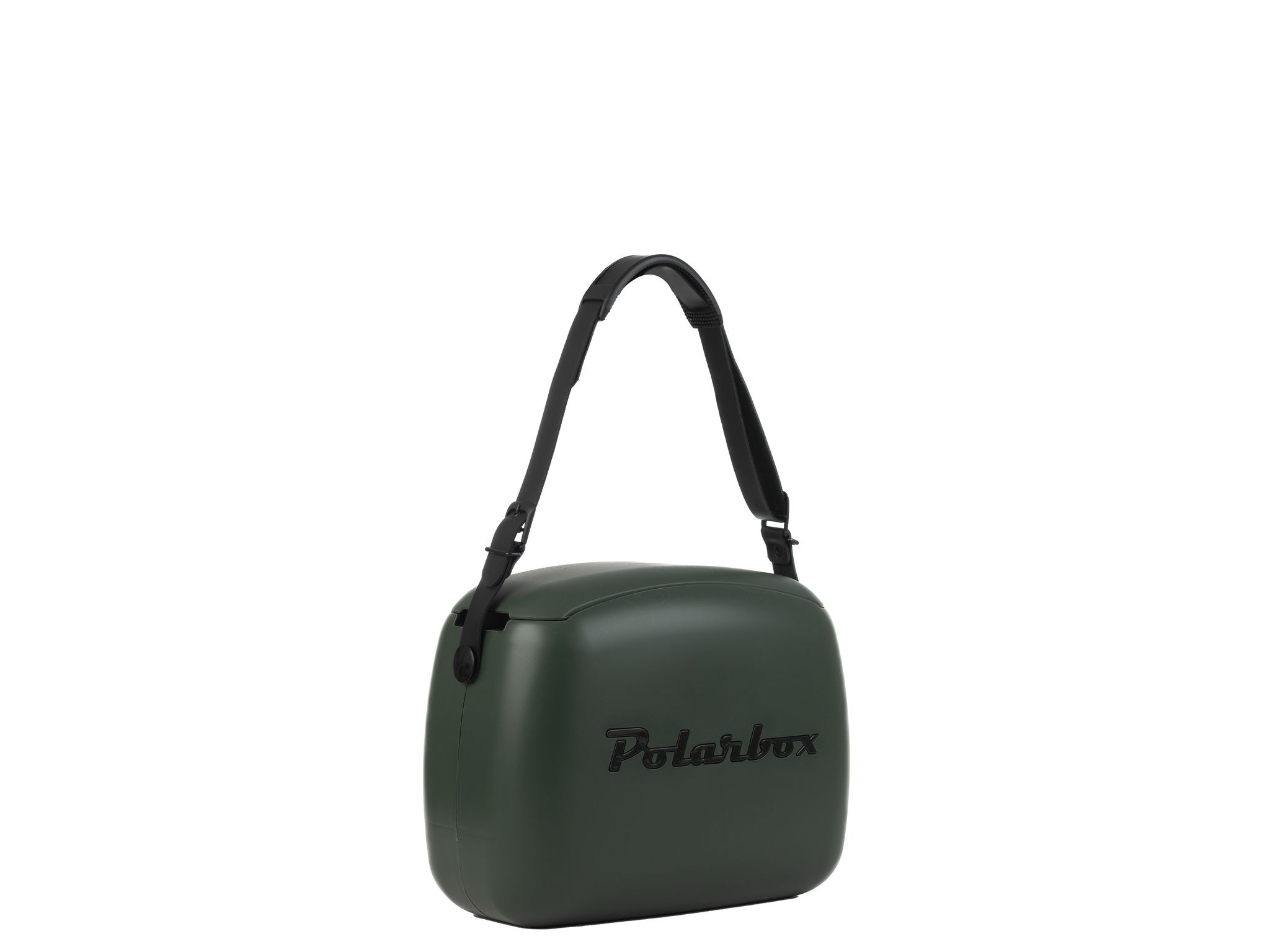 Polarbox CoolerBag waldgrün-schwarz 6l inkl. 2 Frischhalte-Dosen schwarz & waldgrün - Kühlbox, 6l, Vintage Design