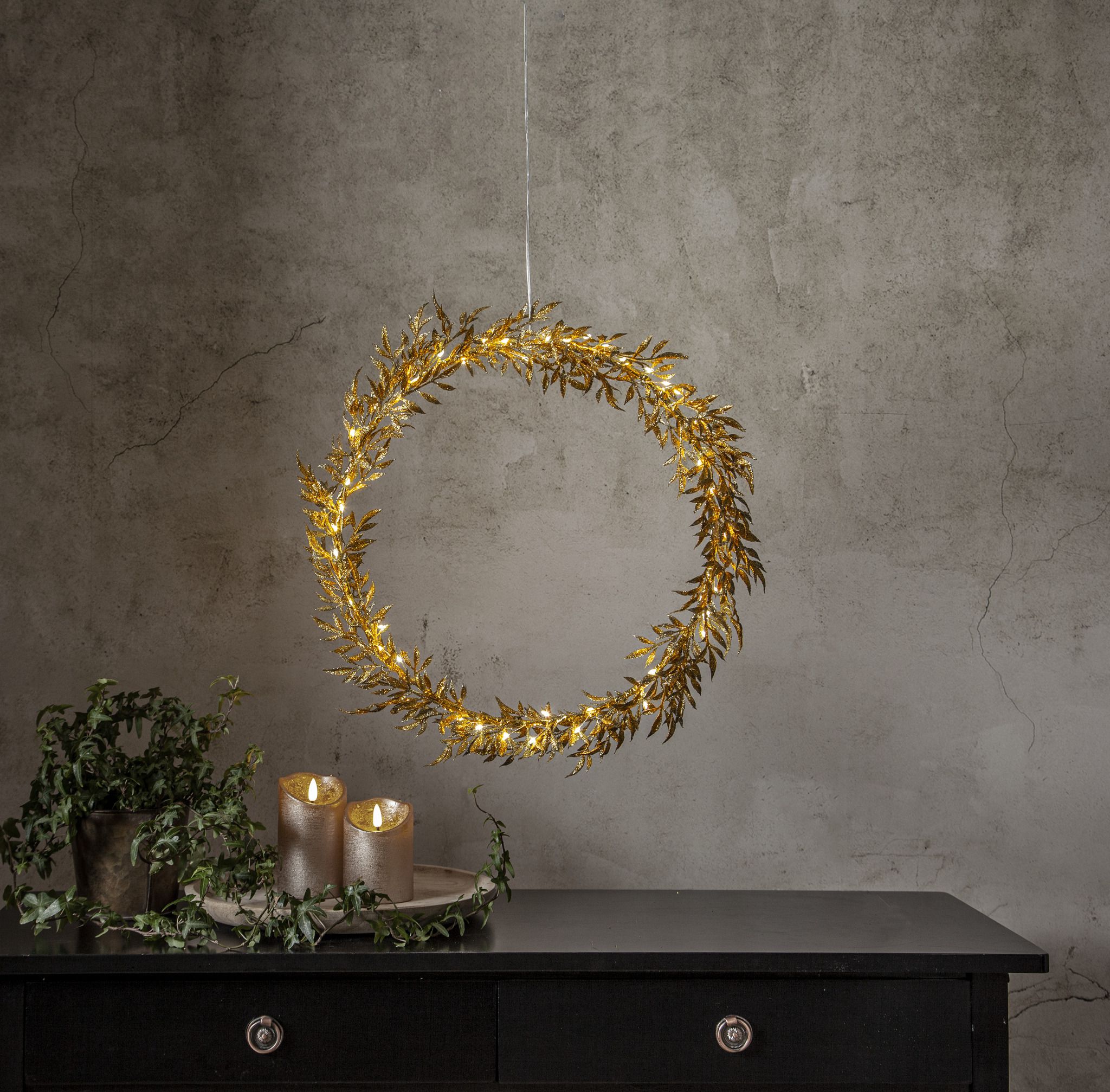 Hängende Deco Elegant - IP20, Warmweiss, Gold