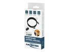Magnetisches Kabel USB Typ-C auf Lightning - 120 cm,  schwarz