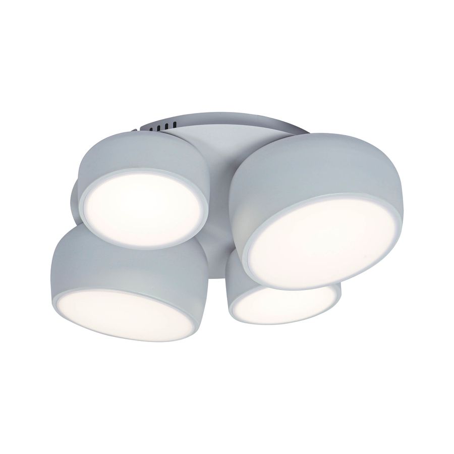4er LED Deckenleuchte ELIORA weiß - LED-Modul, IP20, 230V