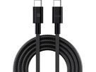 USB-C to USB-C Cable, 140W PD support, 1m, schwarz - 140W USB-C Kabel 1.0m