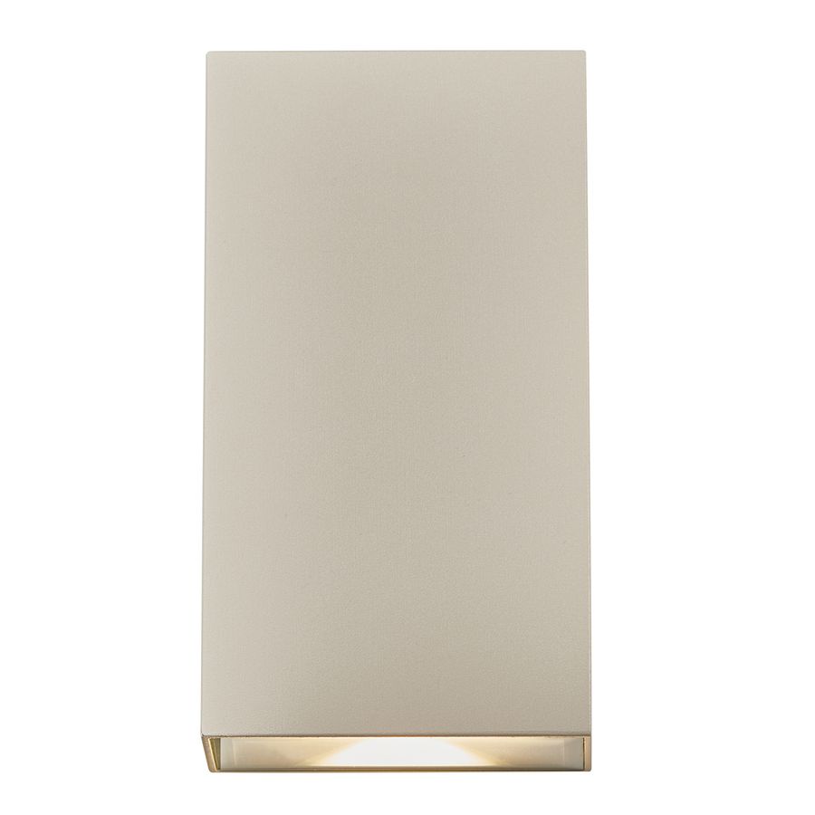 Rold - 2X5W, 2x350lm, 3000K, IP54, CRI 80, 2x125°, geschliffen, nicht dimmbar, L=90mm, B=55mm, H=160mm