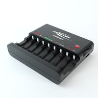 Chargeur de batterie Powerline 8 - Tisch-Ladegerät für 1-8 Micro AAA / Mignon AA Akkus