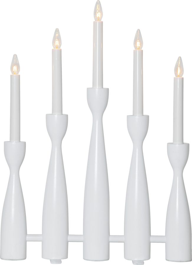 Kerzenleuchter Midja 2.0 - IP20, Weiss, Kaltweiss