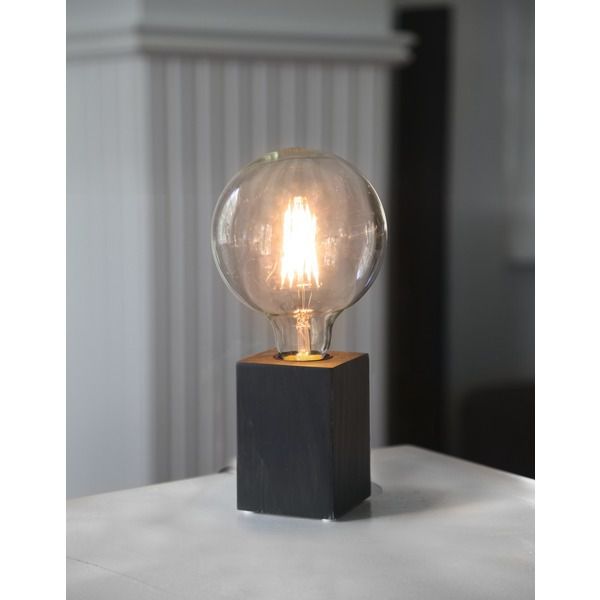 Tischleuchte E27 Lys - E27, Schwarz, 230V AC