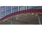 System 24 Extra, Lichtschlauch Stern NEON, 55x60cm - Transparent, Warmweiss
