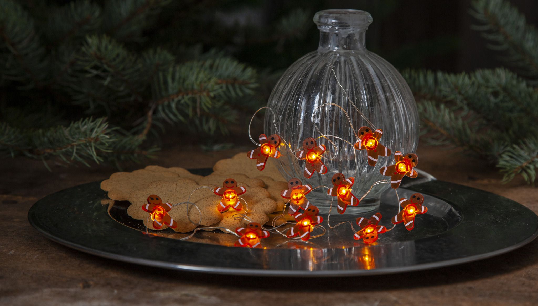 Lichterkette Dew Drop - IP20, Warmweiss, 12 LED