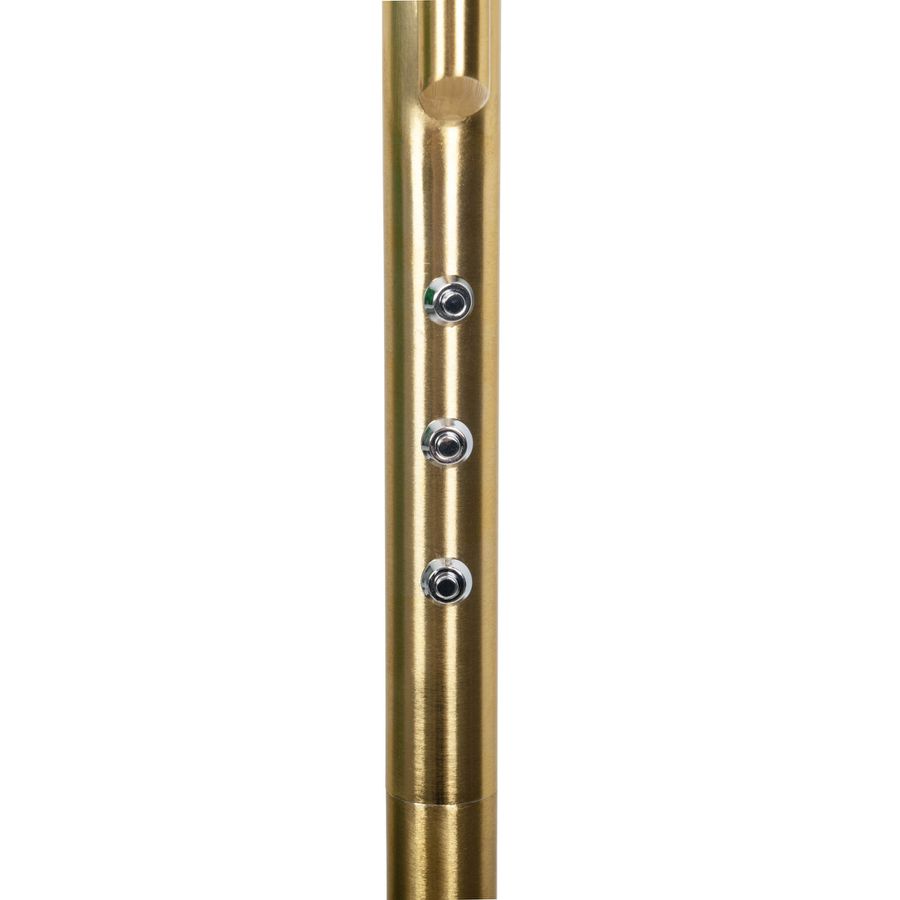 LED-CCT Stehleuchte  SAMIRO  inkl. Lesearm H: 180cm messing matt - IP20, LED-Modul, Messingmatt