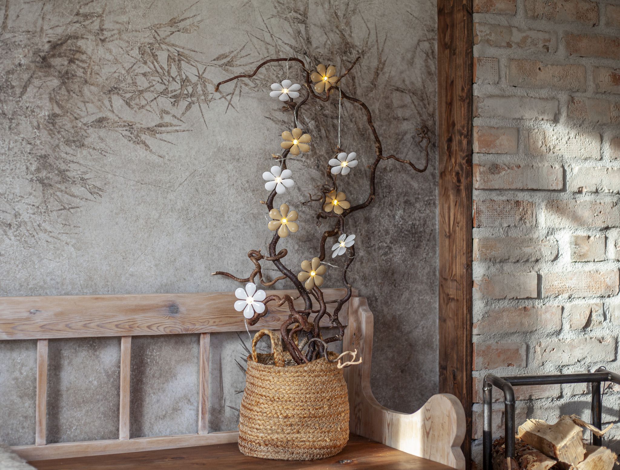 Lichterkette Fiore - IP20, Warmweiss,