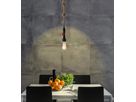 Metallbaldachin und Hanfseil Regia - E27, 40W, IP20