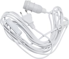 Set di cavi E14 Basic - E14, Weiss, 230V AC