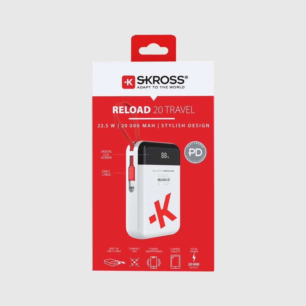 RELOAD 20 TRAVEL - 20'000mAh, weiss