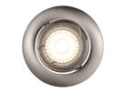 Einbauspot Recess,Gebürsteter Stahl - 3W LED COB, 3000K, IP23, 230V