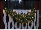 Künstliche Girlande Ottawa - grün, 30 LED's, 30cm Höhe