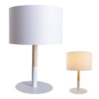 Textil-Tischleuchte Tessile h: 37cm weiß - E14, 40W, IP20