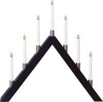 Kerzenleuchter Tall - IP20, Schwarz, Warmweiss