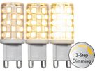 LED Leuchtmittel  G9 Halo-LED 3-step - G9, 500Lm, 2700K, 230V