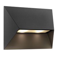 Wandleuchte PONTIO 27 - 2xGU10 (exkl.), max.2x25W, IP54, schwarz, dimmbar (optional Leuchtmittel), L=270mm,B=150mm, H=190mm