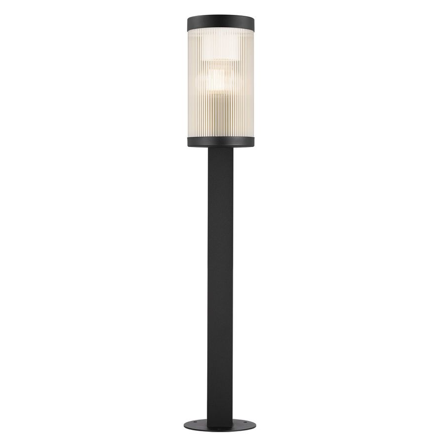 Wegleuchte COUPAR - 1xE27 (exklusiv), max.25W, IP54, schwarz, dimmbar (optional Leuchtmittel), D=145mm, H=800mm