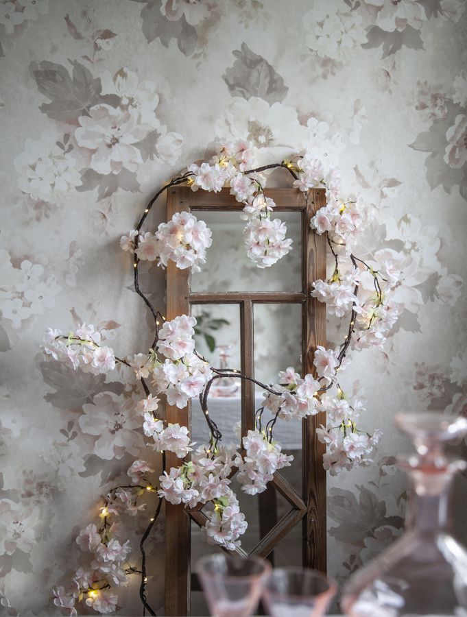 Girlande CherryFlower - IP20, Warmweiss, 48 LED's