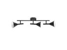 Deckenleuchte Kelvis 3-Spot Schwarz - GU10, IP20, 230V