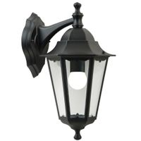 Cardiff, Wandleuchte, Schwarz - E27, max. 60W, IP44