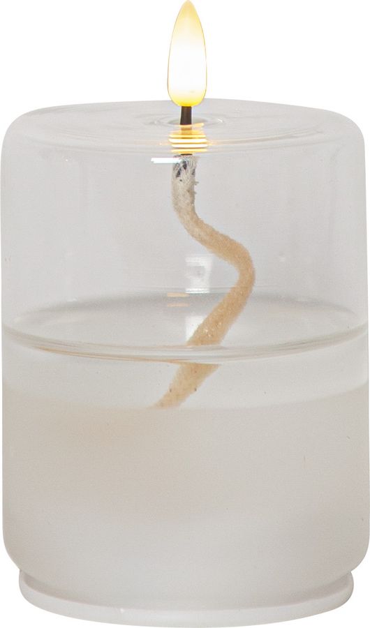 Laterne Flamme Float - Indoor, Transparent, 13 cm höhe, Timerfunktion
