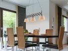 Scherenpendelleuchte Adrienne max. b: 52-86cm natur - E27, 120W, IP20