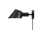Stay Short, Wandleuchte, Schwarz - E27, max. 60W, IP20