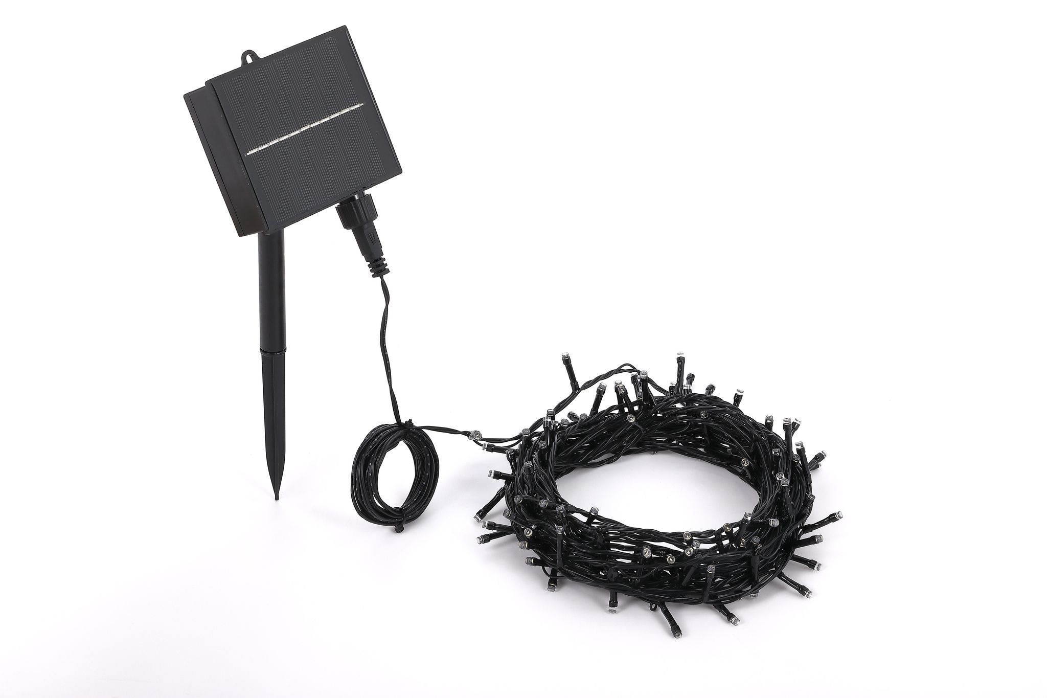 Solar/ USB-C Lichterkette 120LED, Warmweiss - 120 LED's, 1250cm, Warmweiss