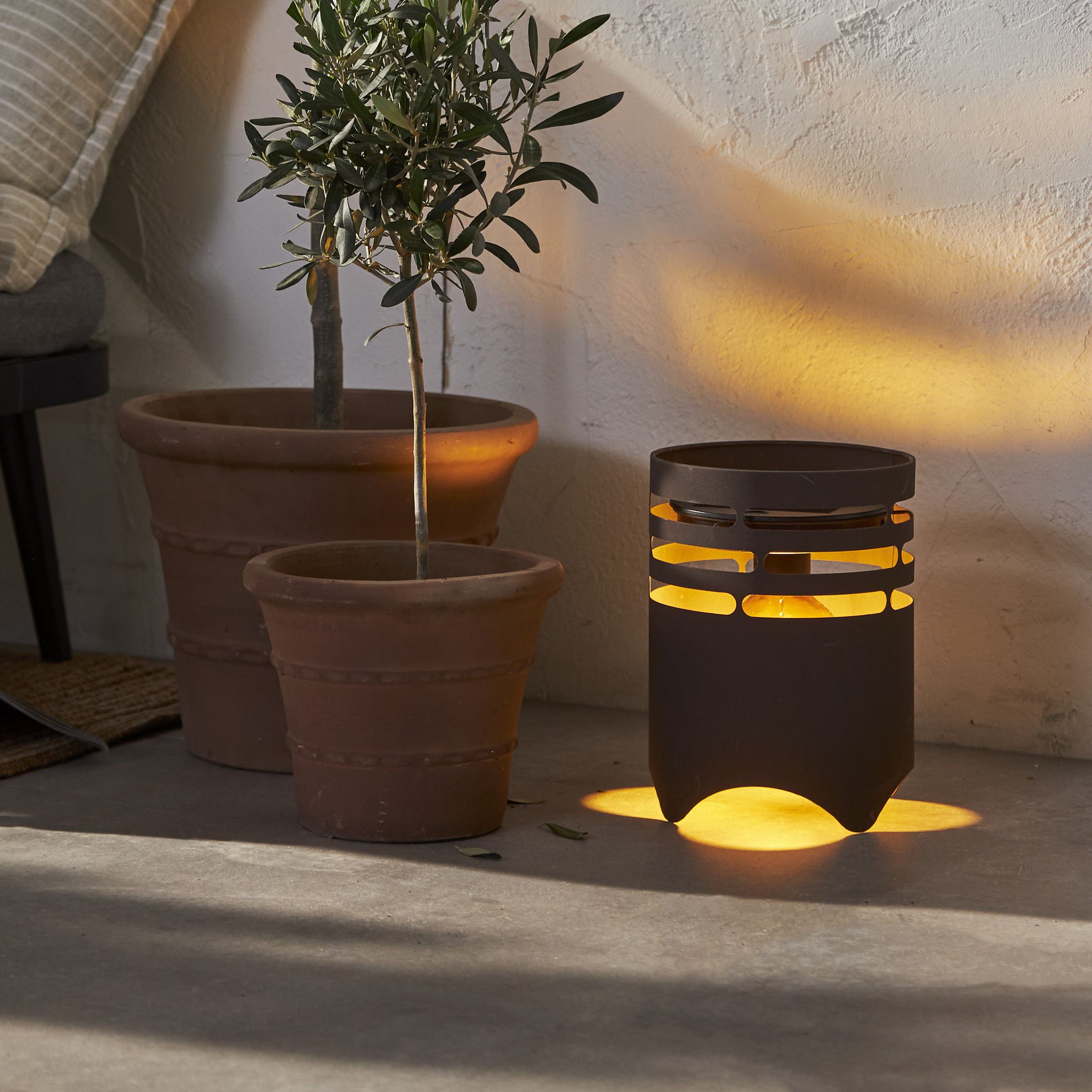 Solar Dekoration Marron - IP44, Warmweiss, 1 LED