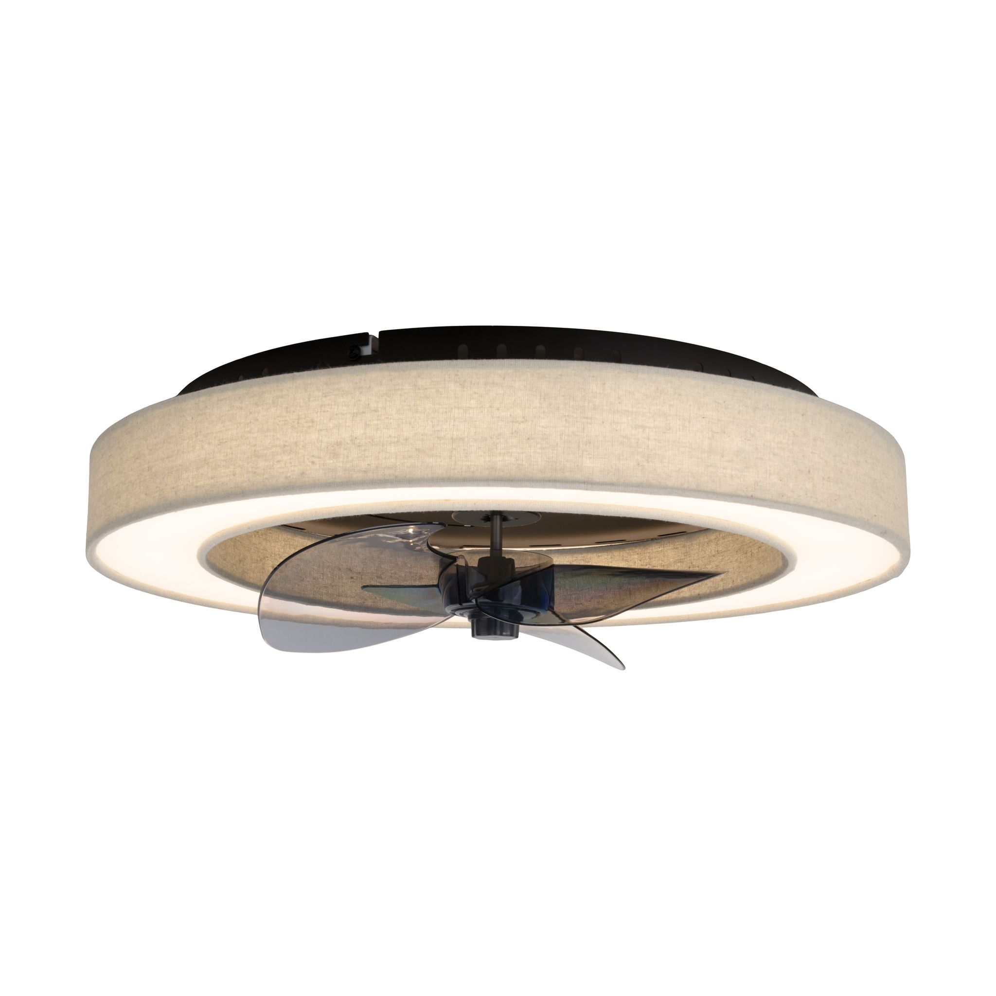 LED-CCT Deckenleuchte  VALENTO  inkl. Ventilator : 51cm beige - IP20, LED-Modul, Beige