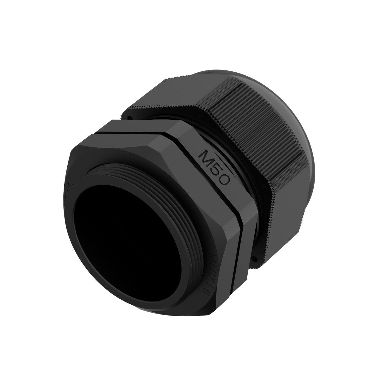 Kabelverschraubung - PA6, M50, schwarz, 5Stk.