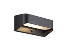 Wandleuchte Marcellio Solar  Schwarz - 5W, LED-Modul, IP54