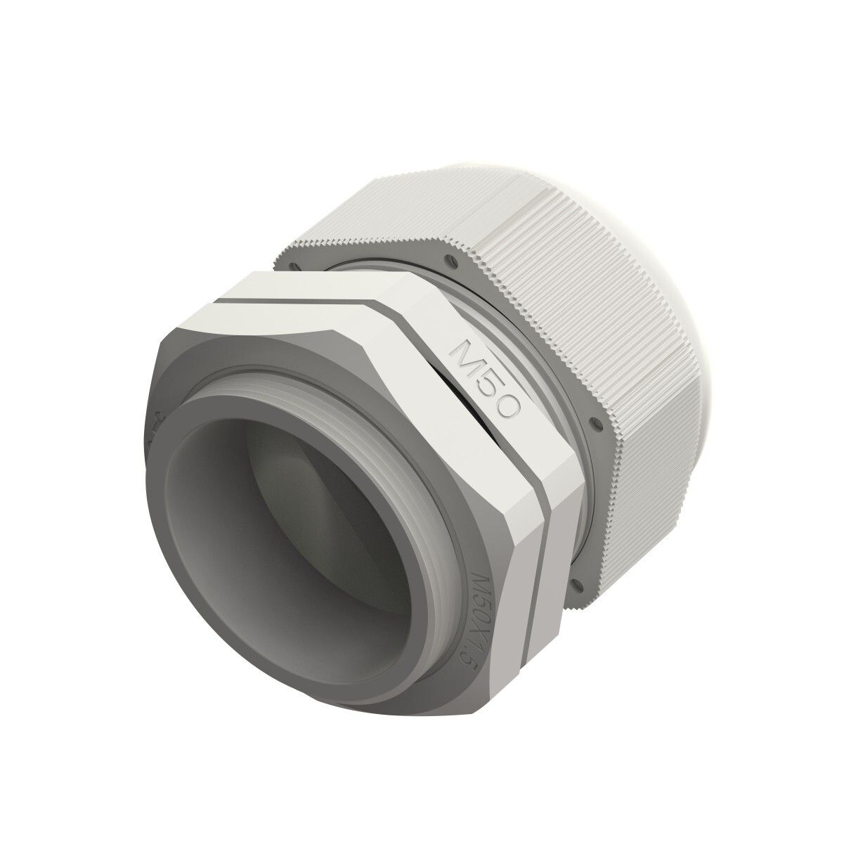 Kabelverschraubung - PA6, M50, grau, 5Stk.