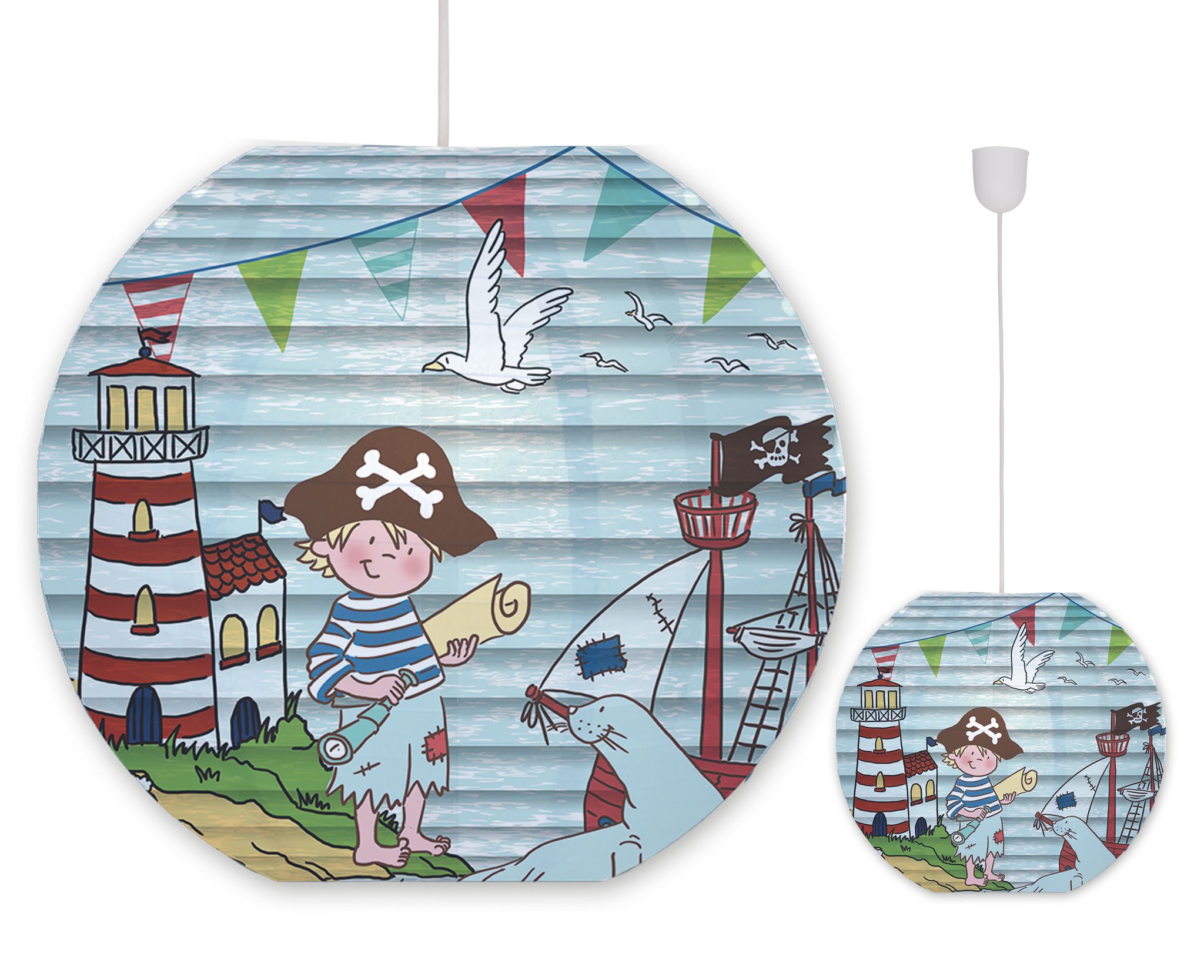 Japanballon Kid Ballon d: 40cm Pirat - IP20, multicolor