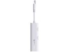 67W GaN Fast Charging Station - 2x T13, Out: USB-C1/ C2/ C3: 67W PD, C1+C2 shared: 45W + C3: 20W, USB-A: 5W, GaN, 2m Kabel, weiss