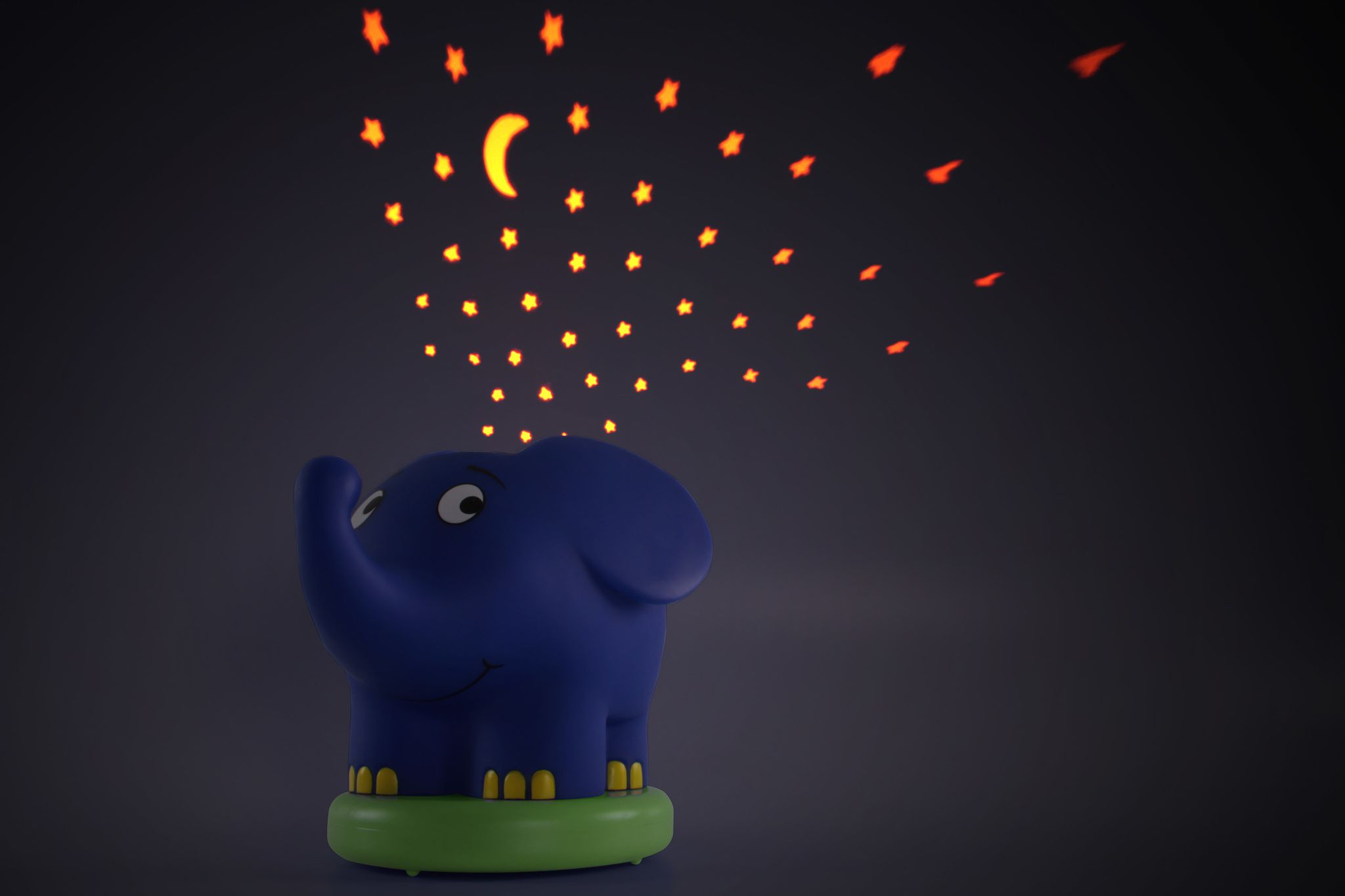 Musik-Sternenlicht Elefant - Exklusives LED-Nachtlicht im Elefanten-Design