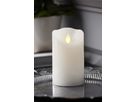 LED Pillar Kerze M-Twinkle - Indoor, Weiss, 12.5cm Höhe, Timerfunktion