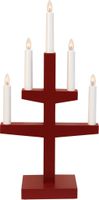 Kerzenleuchter Trapp - IP20, Rot, Warmweiss