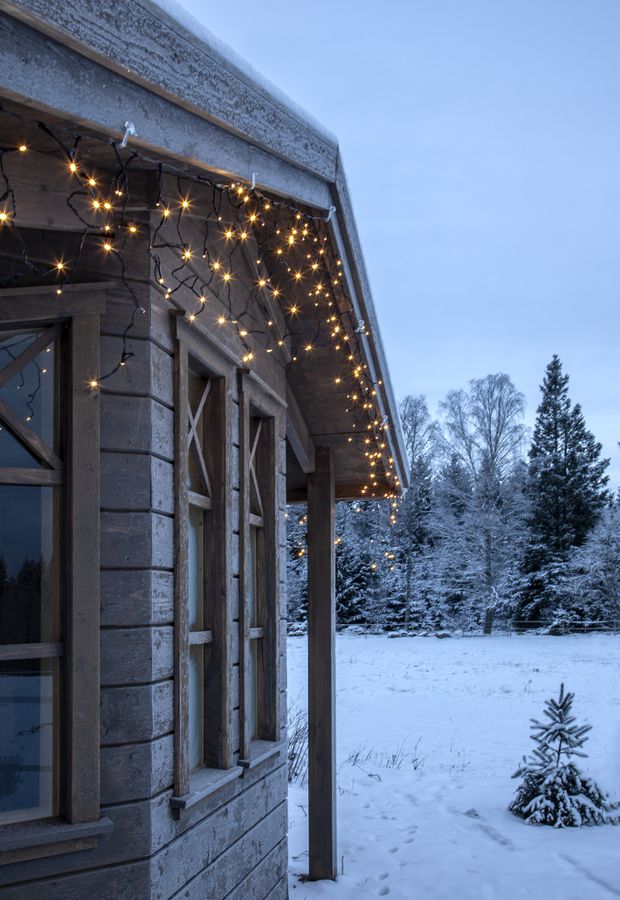 Icicle Lights Shiny - IP44, Warmweiss, 960 LED's, 2390.00 cm