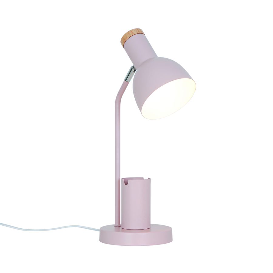 Tischleuchte Devone Dusty Rose - 15W, E27, IP20
