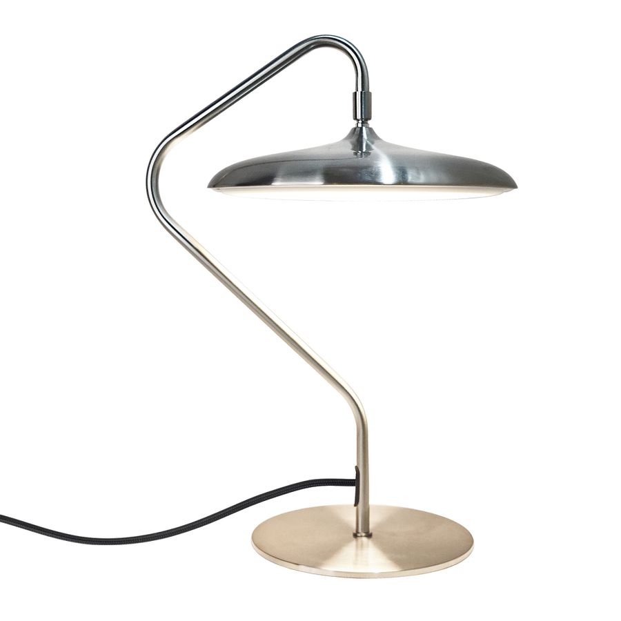 Tischleuchte Artist Edelstahl - LED-Modul, 15W, 3000K, 1000Lm, IP20